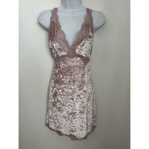 Victoria's Secret Blush Velvet Chemise